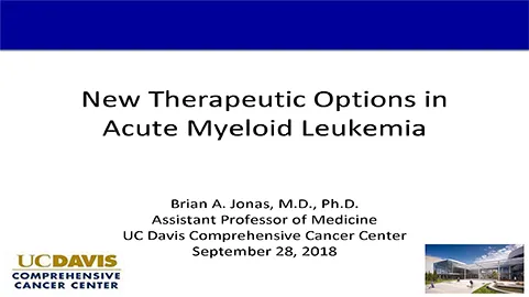 Courses | New Therapeutic Options in Acute Myeloid Leukemia | MyMedFlix