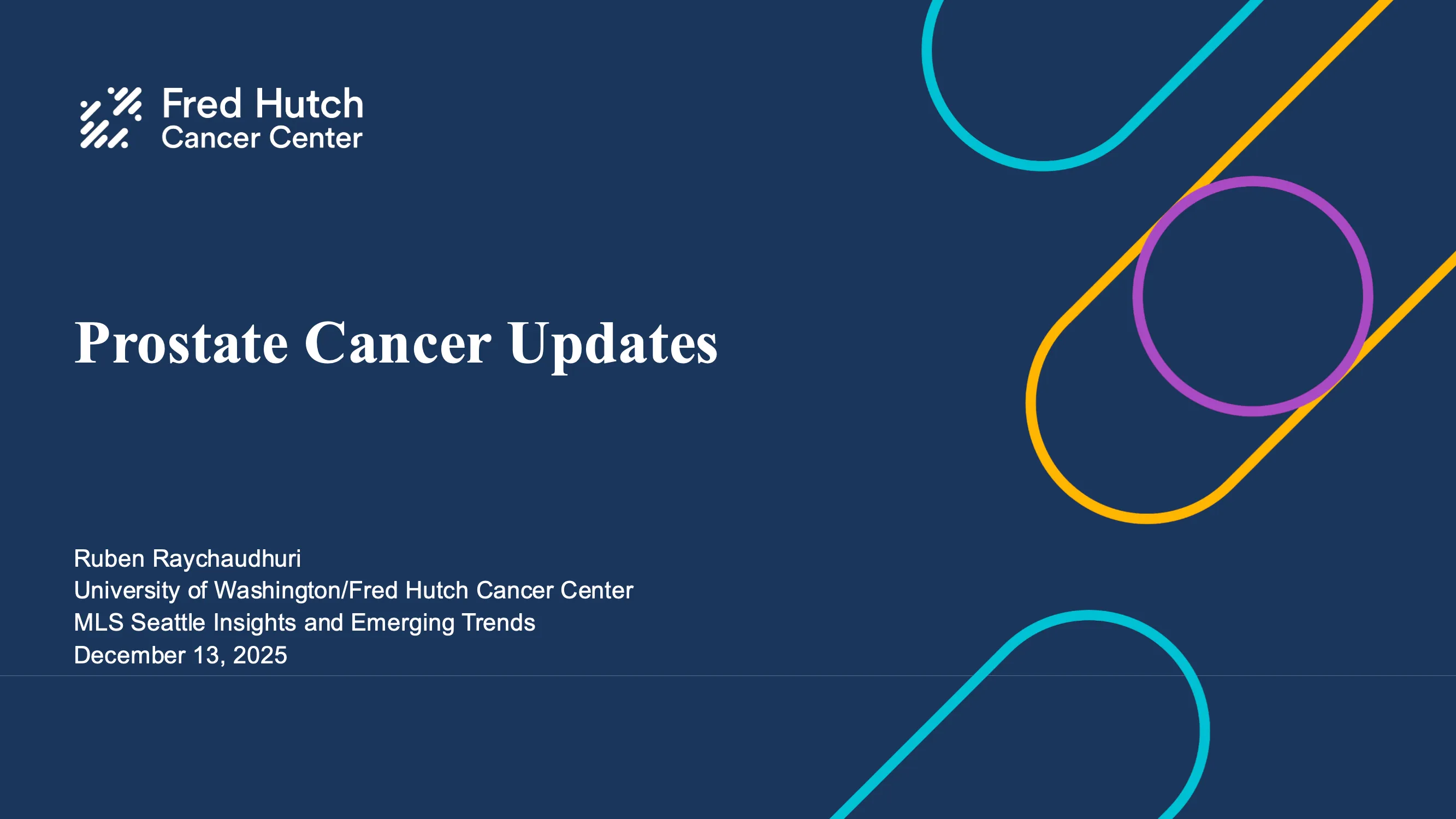 2025 MLS Seattle | Prostate Cancer Updates